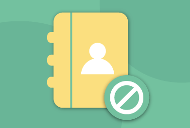 No additional online address book to manage No additional online address book to manage